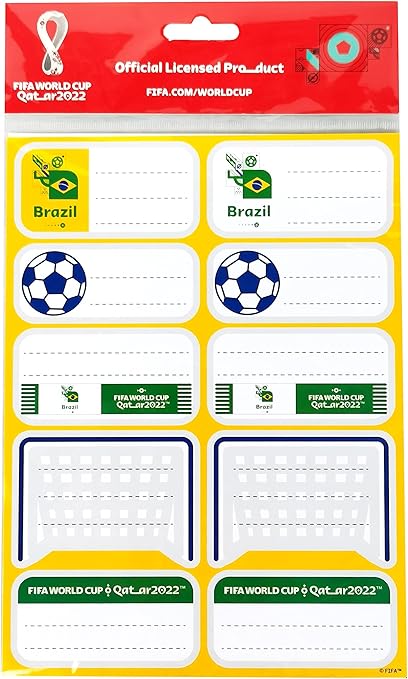 ملصقات أسماء الدول من FIFA – عبوة 2 ورقتين. تتميز هذه الملصقات بأسماء الدول المشاركة في FIFA 