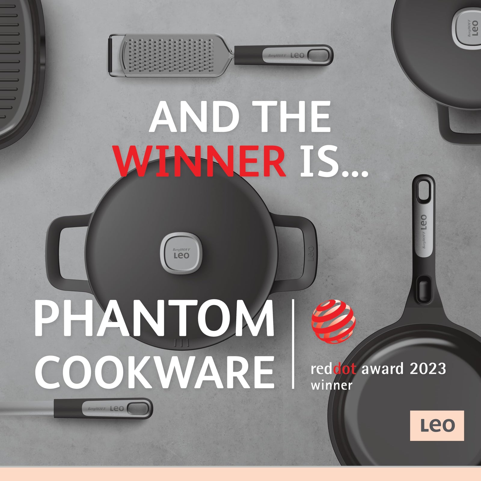 Berghoff Leo Frying Pan with Detachable Handle – Non-Stick & Easy to Use