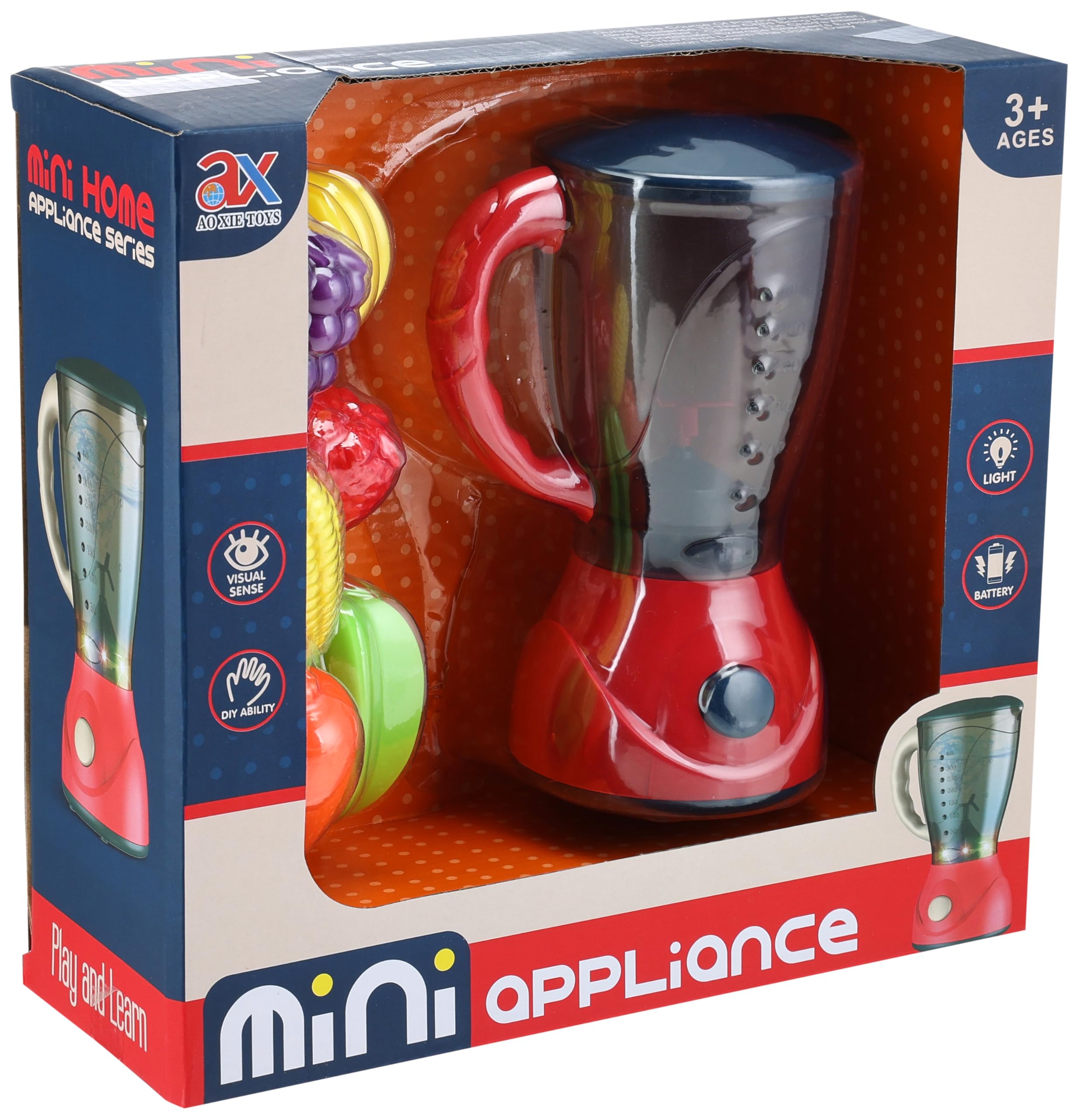 JACK SPRATT Kids Toy Blender with Light & Sound – Fun Educational Toy for Boys & Girls