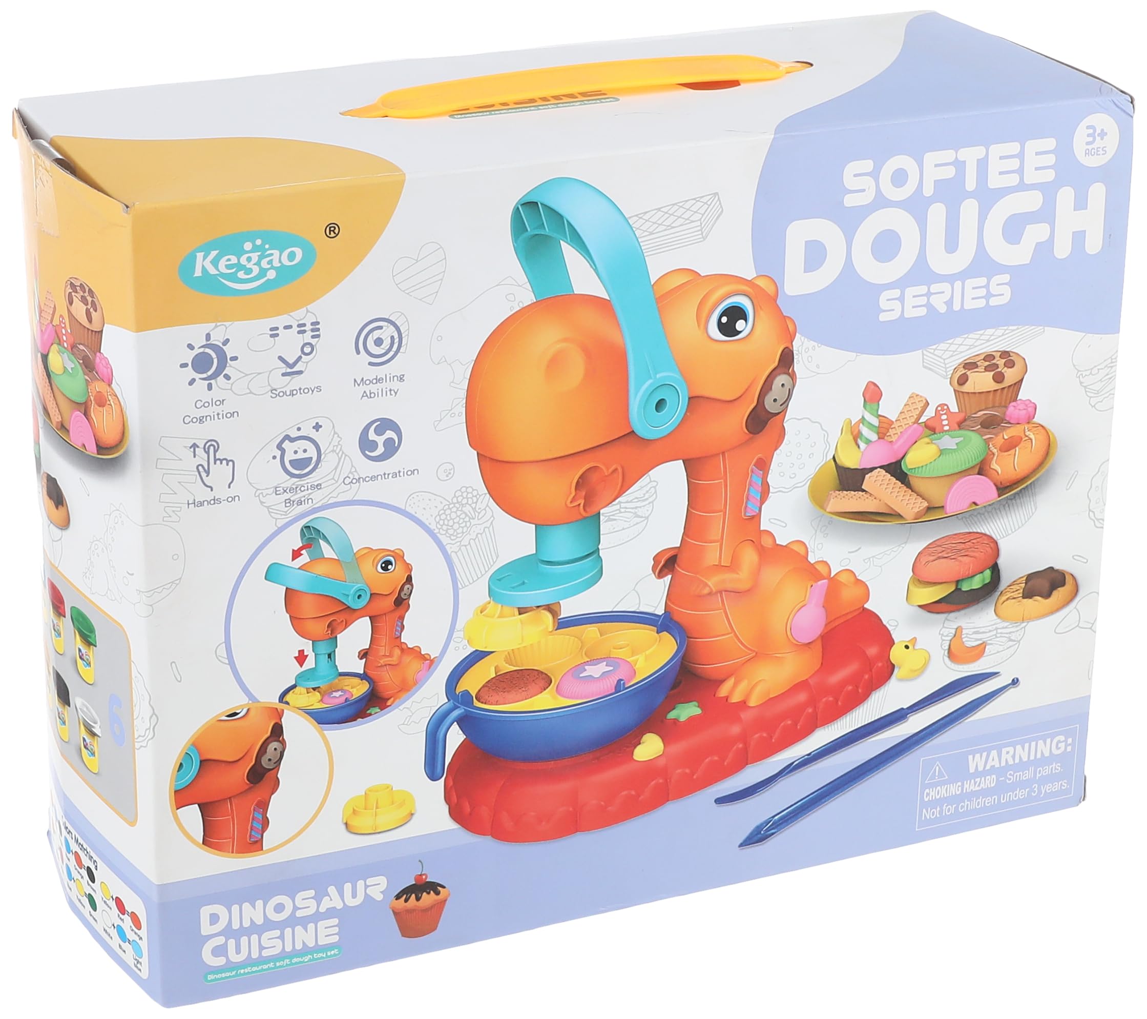 Kegao Dinosaur Themed Modeling Clay Set For The Kitchen - Safqqa
