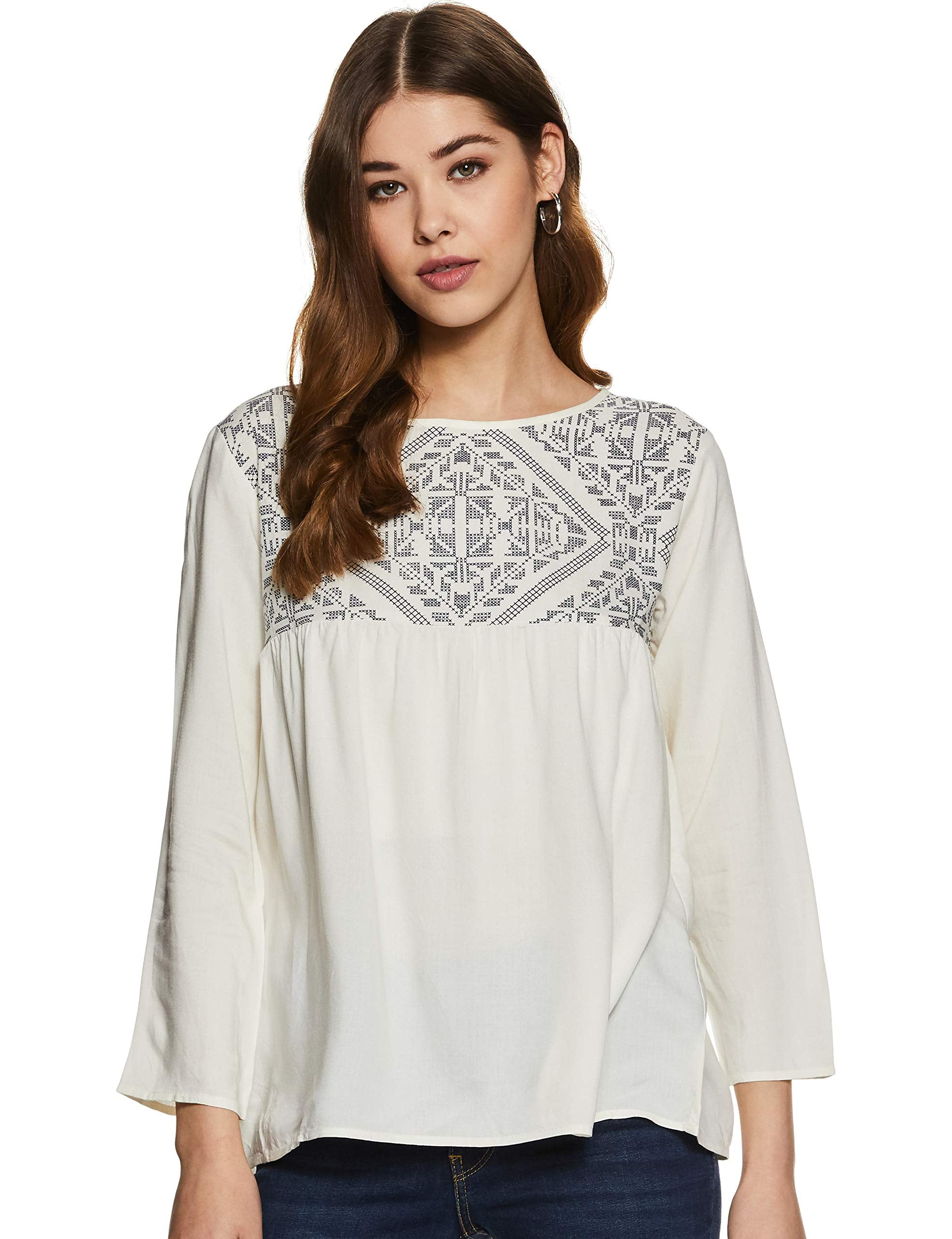 Women’s Plain Regular Fit Blouses – Everyday Simple Elegance - Safqqa