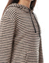 Jamila Women's Striped Hoodie with Kangaroo Pocket and Drawstring