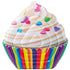 Intex Cupcake-Style Pool Float, Inflatable Fun Water Lounger, Durable & Comfortable Design