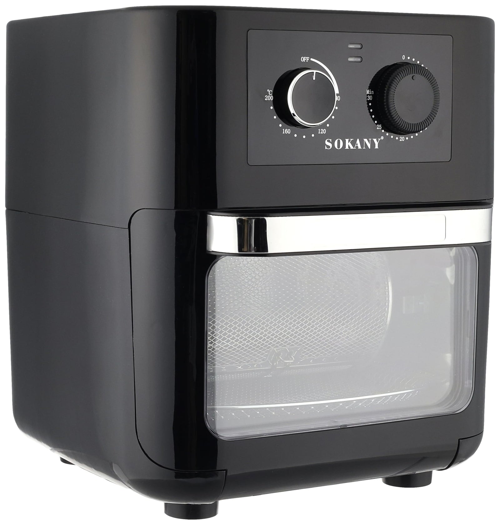 Sokany AF-003 Super Air Fryer 12L, 1700W – Black | Powerful & Spacious with Minor Scratches