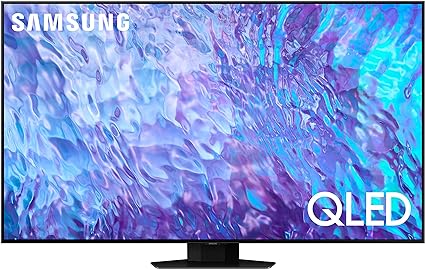 تلفزيون سامسونج فئة QLED 4K Q80C Series Quantum HDR+ مقاس 55 بوصة، Dolby Atmos Object Tracking Sound Lite، Direct Full Array، Q-Symphony 3.0، مركز ألعاب، تلفزيون ذكي مع Alexa مدمج (QN55Q80C، موديل 2023)