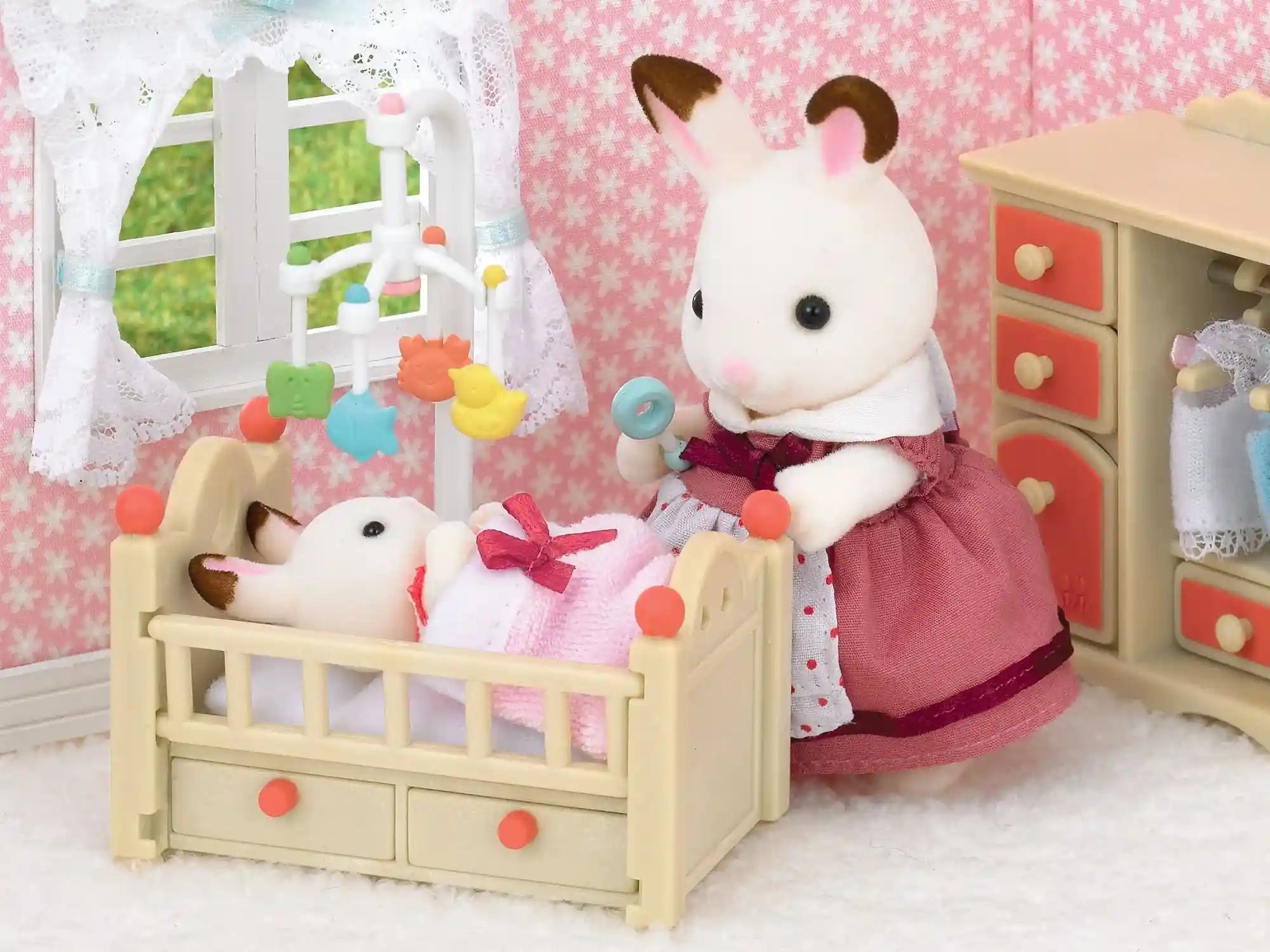 Epoch 5036 Sylvanian Families Baby Room Toy Set (Damage Box) - Safqqa Egypt