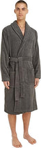 Tommy Hilfiger Men Robe Grey Bathrobe Comfort Wear