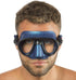 Cressi Calibro Low-Volume Two-Lenses Snorkeling Mask - Blue - Safqqa Egypt