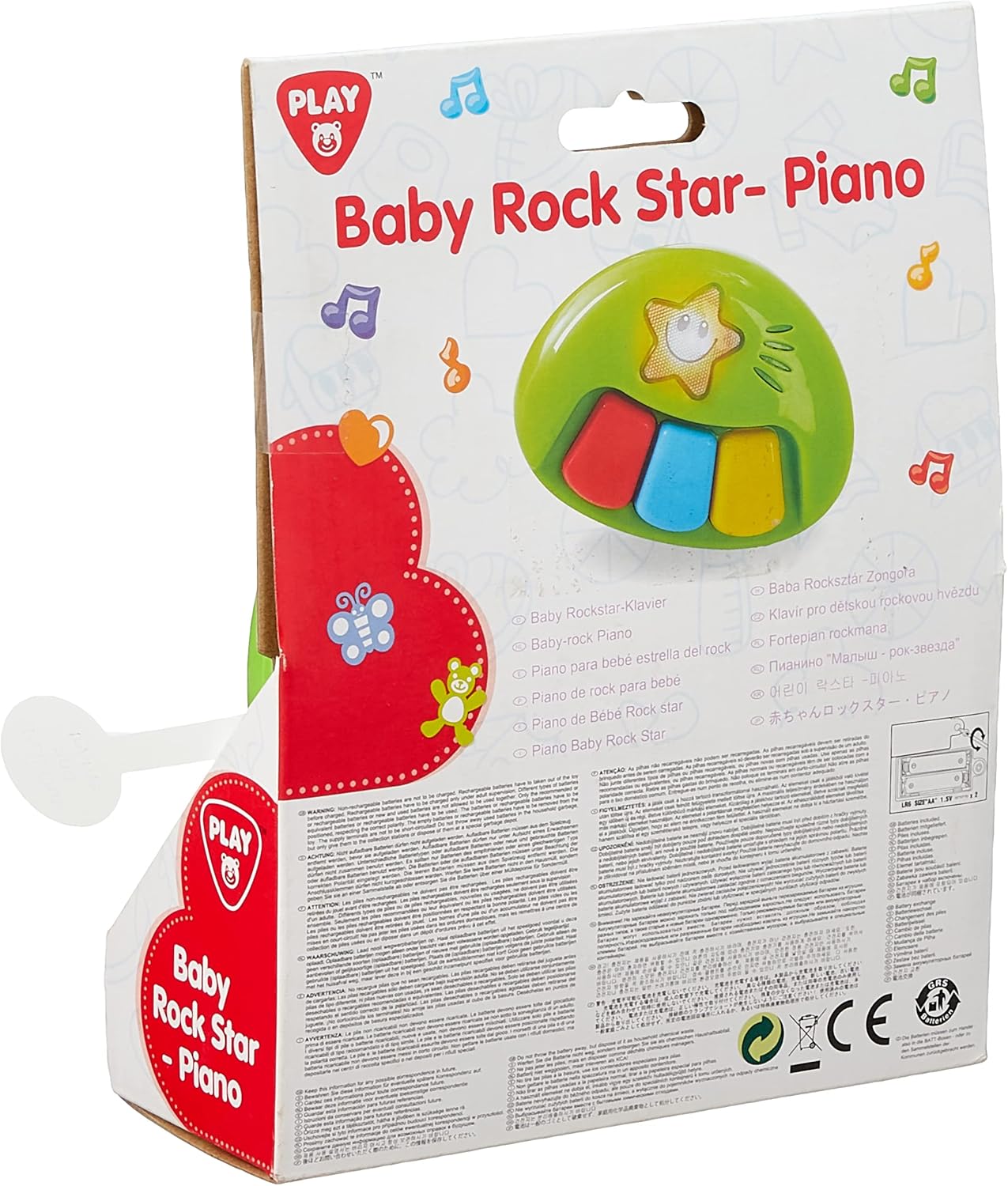 بيانو PlayGo 2526 Baby Rock Star يعمل بالبطارية 