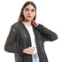 JAMILA Womens Lace Up Long Sleeves Cardigan