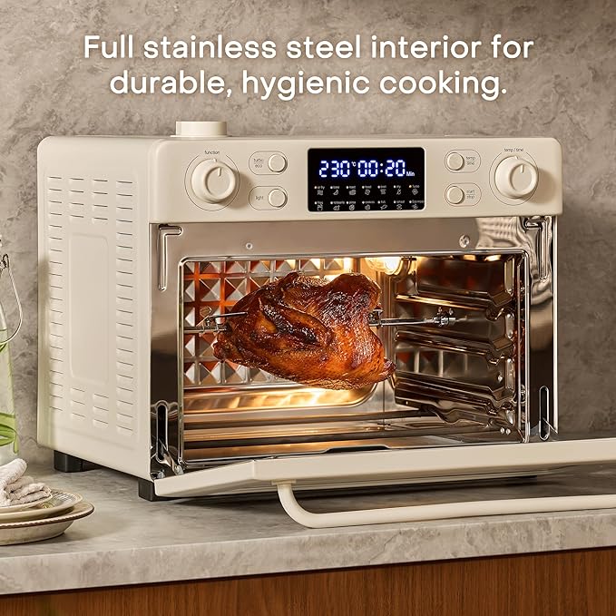 Nutricook 12 in 1 Air Fryer Toaster Oven 30L Beige NC-AFTO330BG Open Box