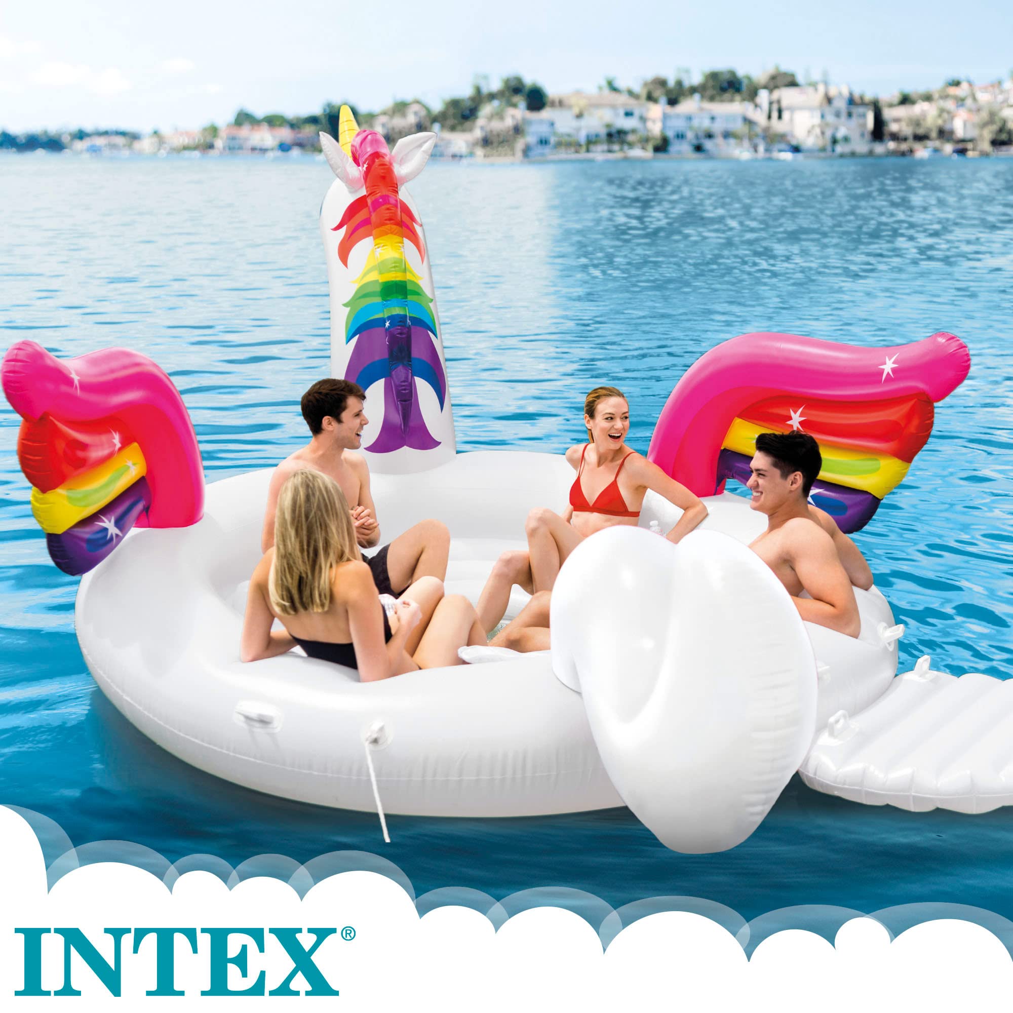 Intex Large Unicorn Inflatable Float – 4 Person Capacity