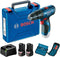 Bosch Professional GSB 120-LI Cordless Hammer Drill with 2 Batteries and Case