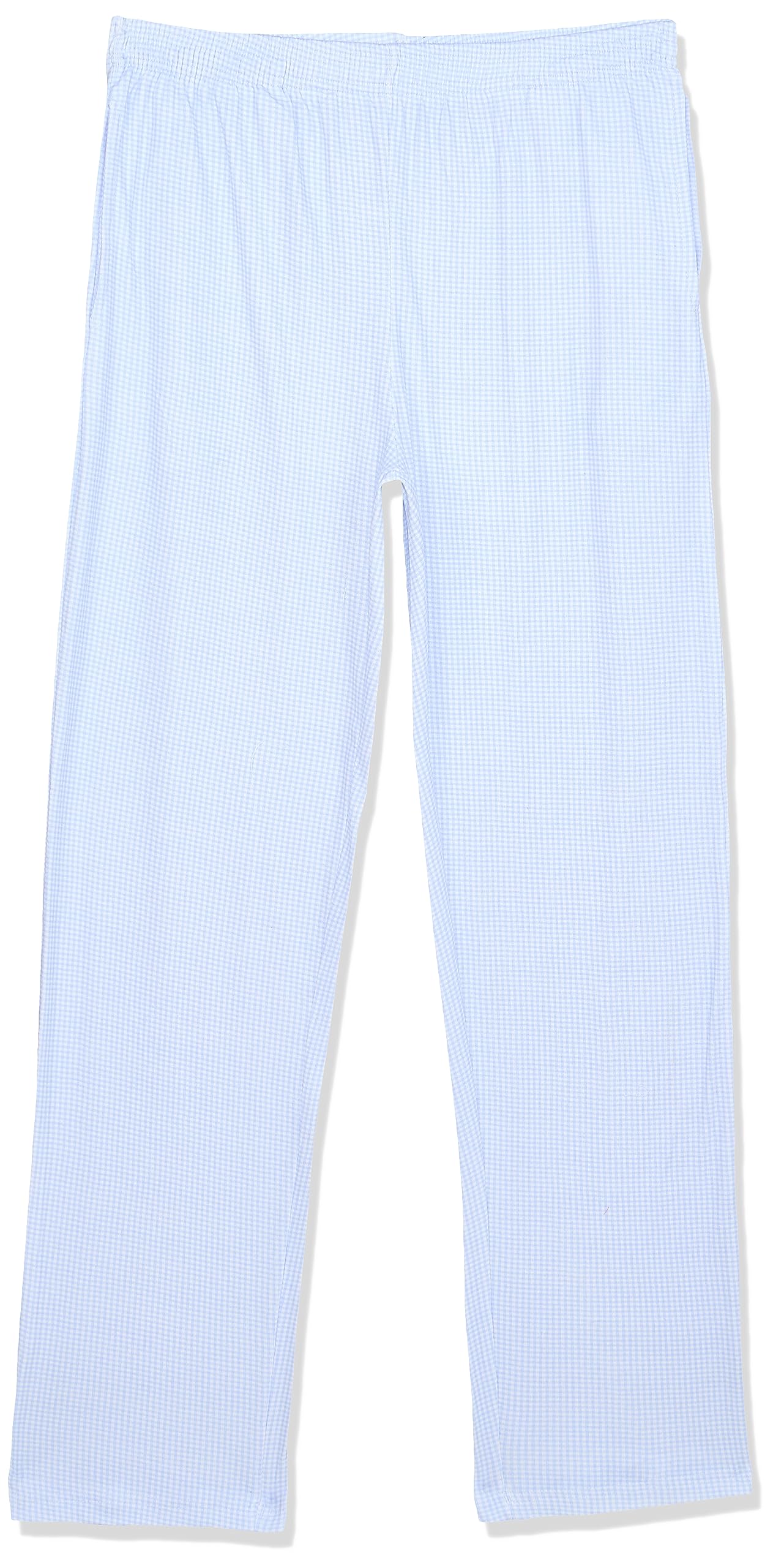 EEZEEY mens Bi-Tone Solid Tee & Checkered Pants Set Bi-Tone Solid Tee & Checkered Pants Set - Safqqa Egypt