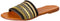 "SWAY 1cm Slippers – Lace Fabric with Arabesque Style Embroidery Strap"