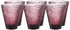 IVV - IROKO Set of 6 Tumblers - Amethyst