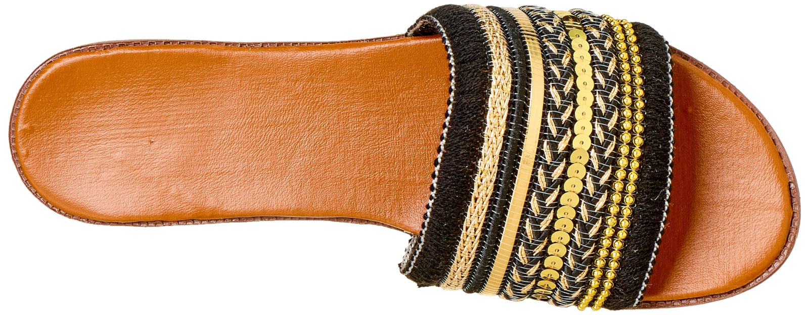 SWAY Slippers ,Lace Fabric Arabesque Style Embroidery Strap For Women,Lightweight and durable design.