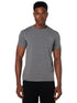 34 by Amr Diab Cotton Crew-Neck Chest-Logo Short-Sleeve T-shirt for Men - Dark Grey, L