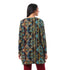 JAMILA Printed Long Sleeve Blouse For Women,Durable stitching for long-lasting wear