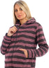 Kady Women striped onsie with zipper