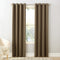 Sun Zero Curtain Panel, 54" x 108", Mocha Brown, Sun Blocking Curtain for Light Reduction and Privacy