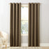 Sun Zero Curtain Panel, 54" x 108", Mocha Brown, Sun Blocking Curtain for Light Reduction and Privacy