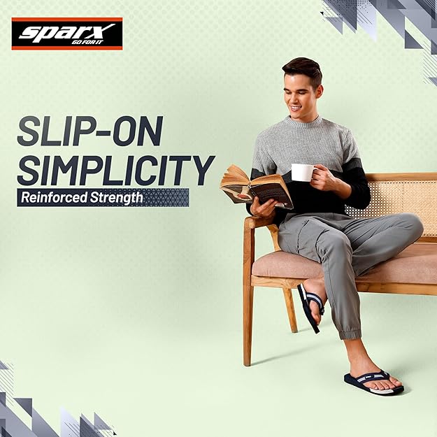 SPARX Men Slipper Navy Comfortable Daily Wear