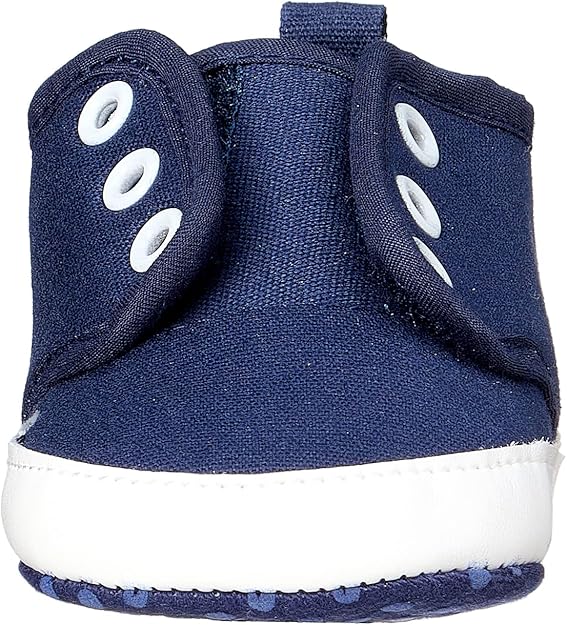 Mix & Max Boys’ Solid High-Top Slip-On Shoes with Pull-Tab