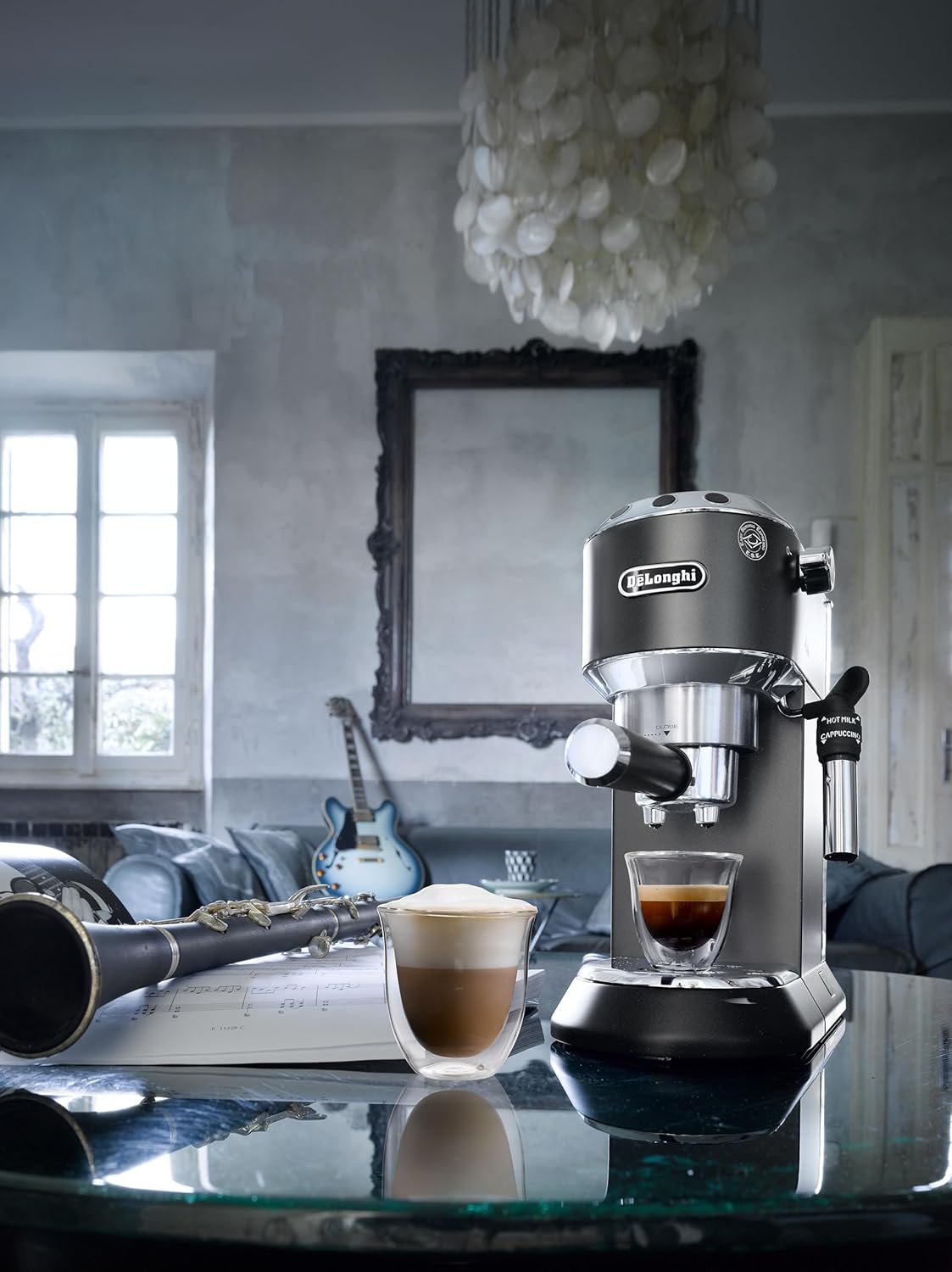 De'Longhi Espresso Machine (Silver Ec685. M) - There are scratches on the product - Safqqa Egypt