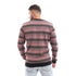Men's Striped Cashmere Crew Neck Long Sleeve Top
