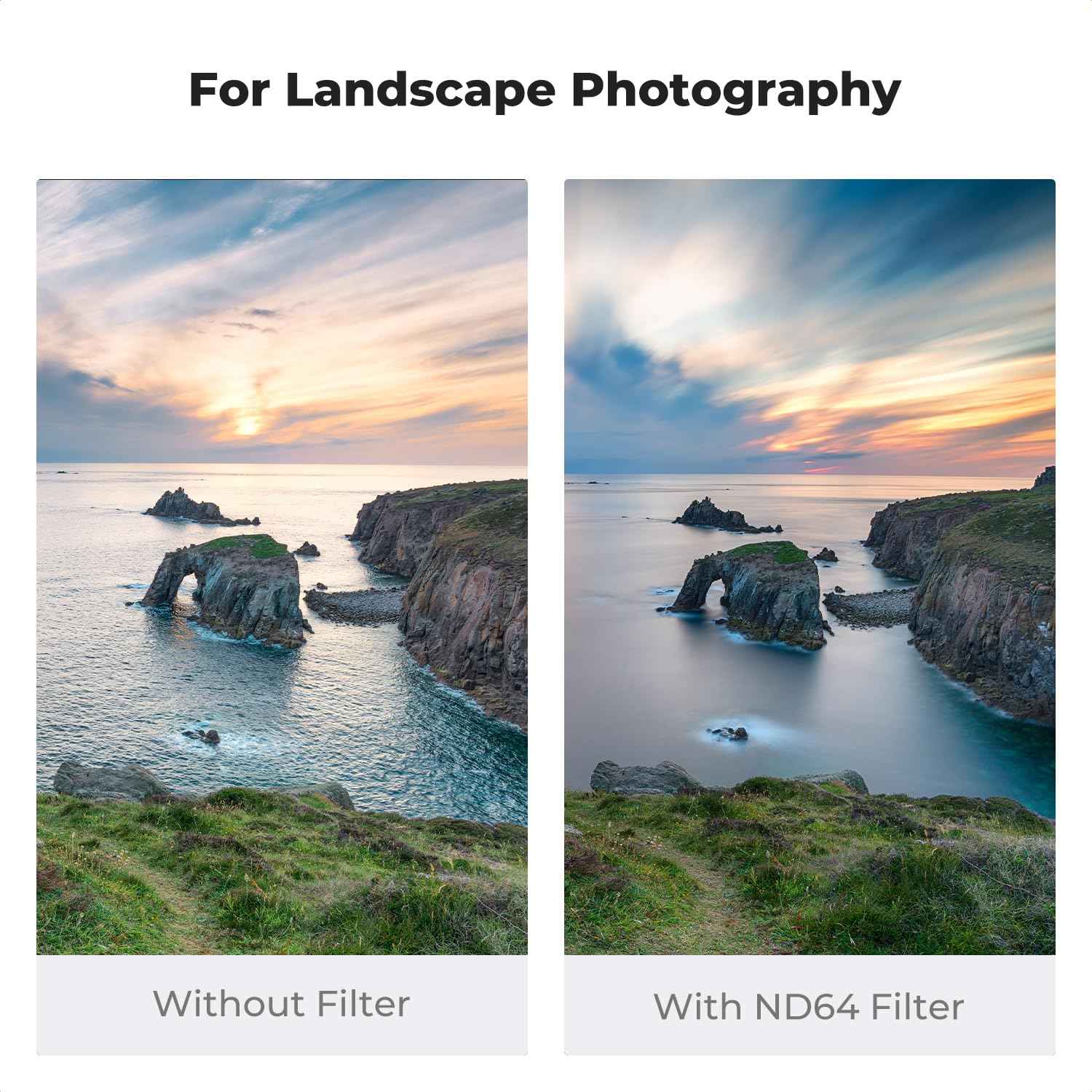 فلتر مربع K&F Concept بمقاس ١٠٠ ملم من نوع الكثافة المحايدة مصمم للمصورين الذين يحتاجون للتحكم الدقيق في التعريض الضوئي. مصنوع من زجاج بصري رفيع للغاية مع ٢٠ طبقة لضمان وضوح عالي