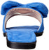 Grinta Faux-Suede Ribbon-Detail Flat Slide Slippers for Women
