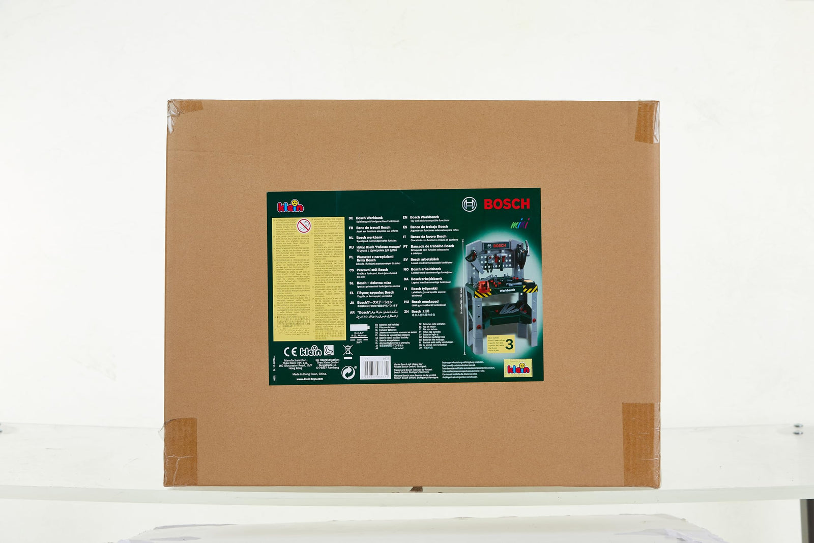  طاولة العمل من كلاين 8637 بتصميم بوش لعبة تعليمية رائعة تُحفّز الإبداع والتعلّم العملي للأطفال من عمر 3 سنوات فما فوق