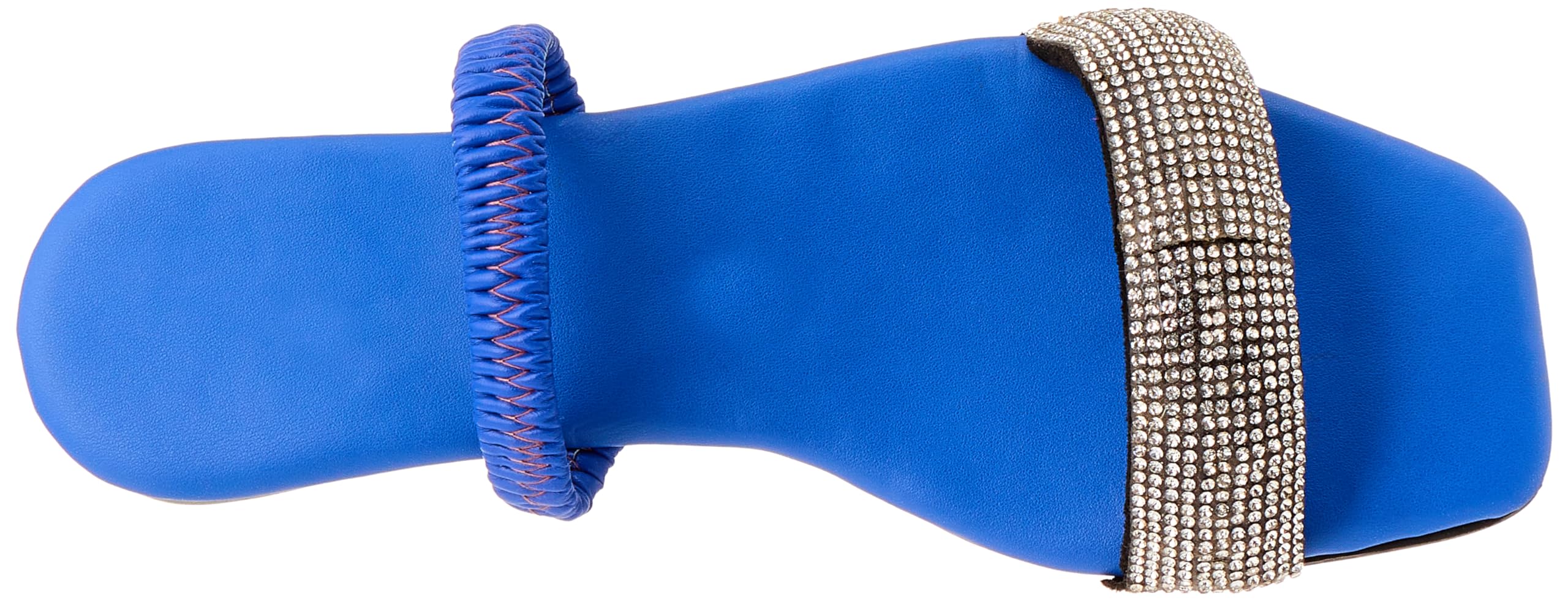 OX Faux Leather Slides Flip Flop For Women,Lightweight and durable sole for stability.