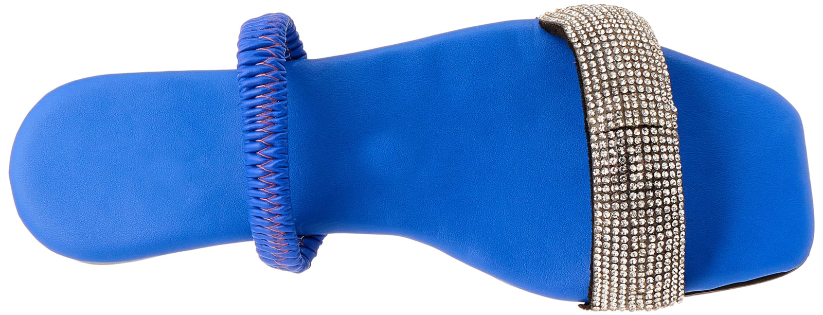 OX Faux Leather Slides Flip Flop For Women,Lightweight and durable sole for stability.