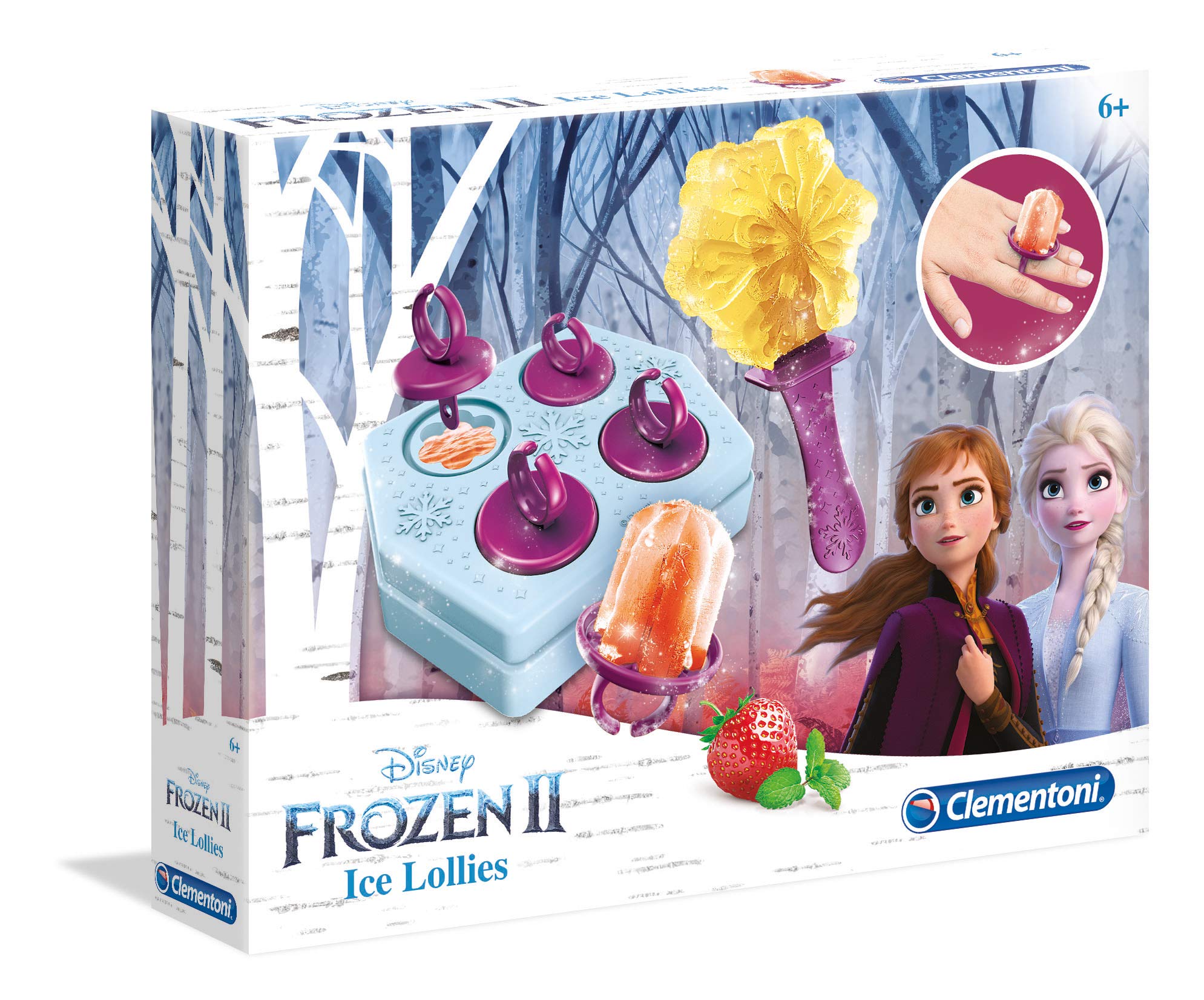 Clementoni 18521 clementoni-18521-disney frozen 2 lolly-made in italy-art and craft for kids from 6 years and older-ice cream make