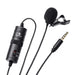 BOYA Omnidirectional Lavalier Microphone - BY-M1,Black - Safqqa Egypt