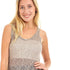 JAMILA Women Side Slits Sleeveless Knitted Cover up OUTERWEAR