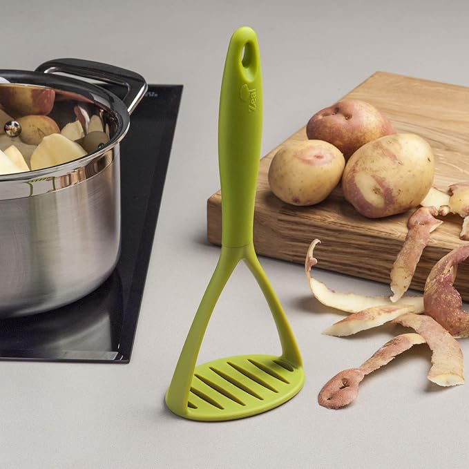 Zeal J165L Non-Stick Potato Masher Plastic Multicolor Kitchen Tool