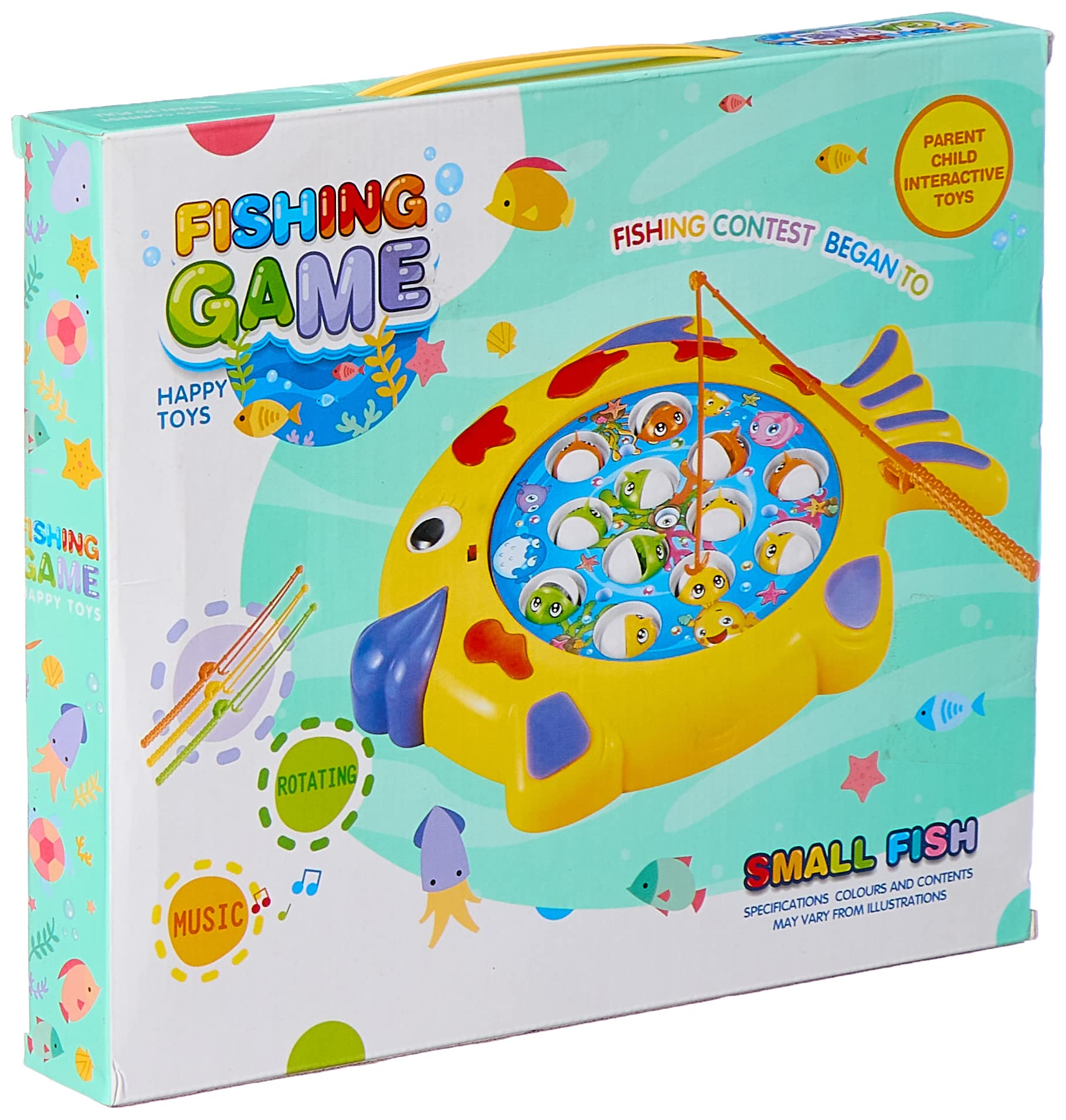 Fishing Game for Kids, Green - 7705-2B