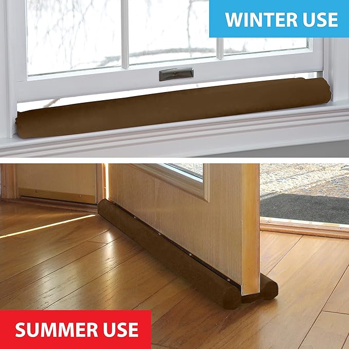 Twin Draft Guard Door Draft Stopper Made from durable and soft materials