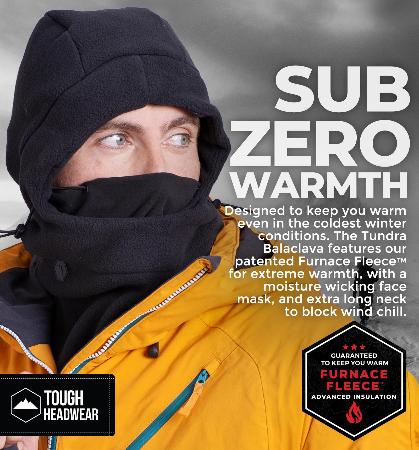 Tough Headwear Balaclavas For Men Ideal for motorcycling, skiing, cycling, hiking, and outdoor sports