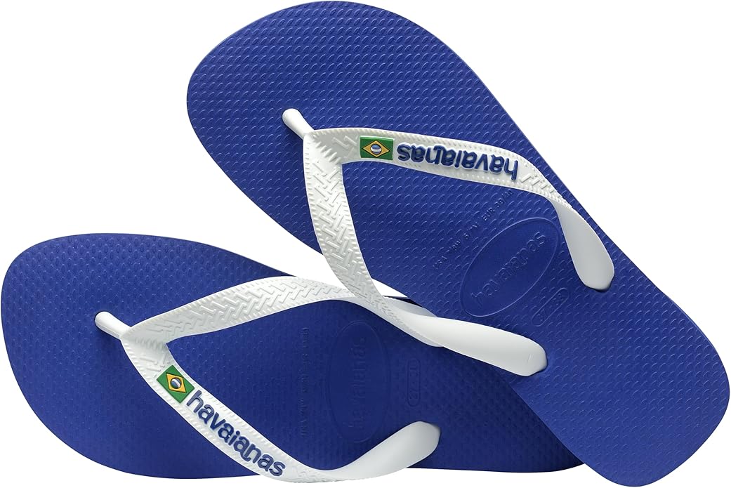 Havaianas Men Slippers Blue Comfortable Casual Flip Flops – Safqqa Egypt