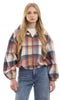 Ravin 95900 Hooded Neck Plaids Sweatshirt,