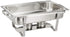 RAJ Double Rectangular Bowl ,Silver Double rectangular design with two compartments - Safqqa