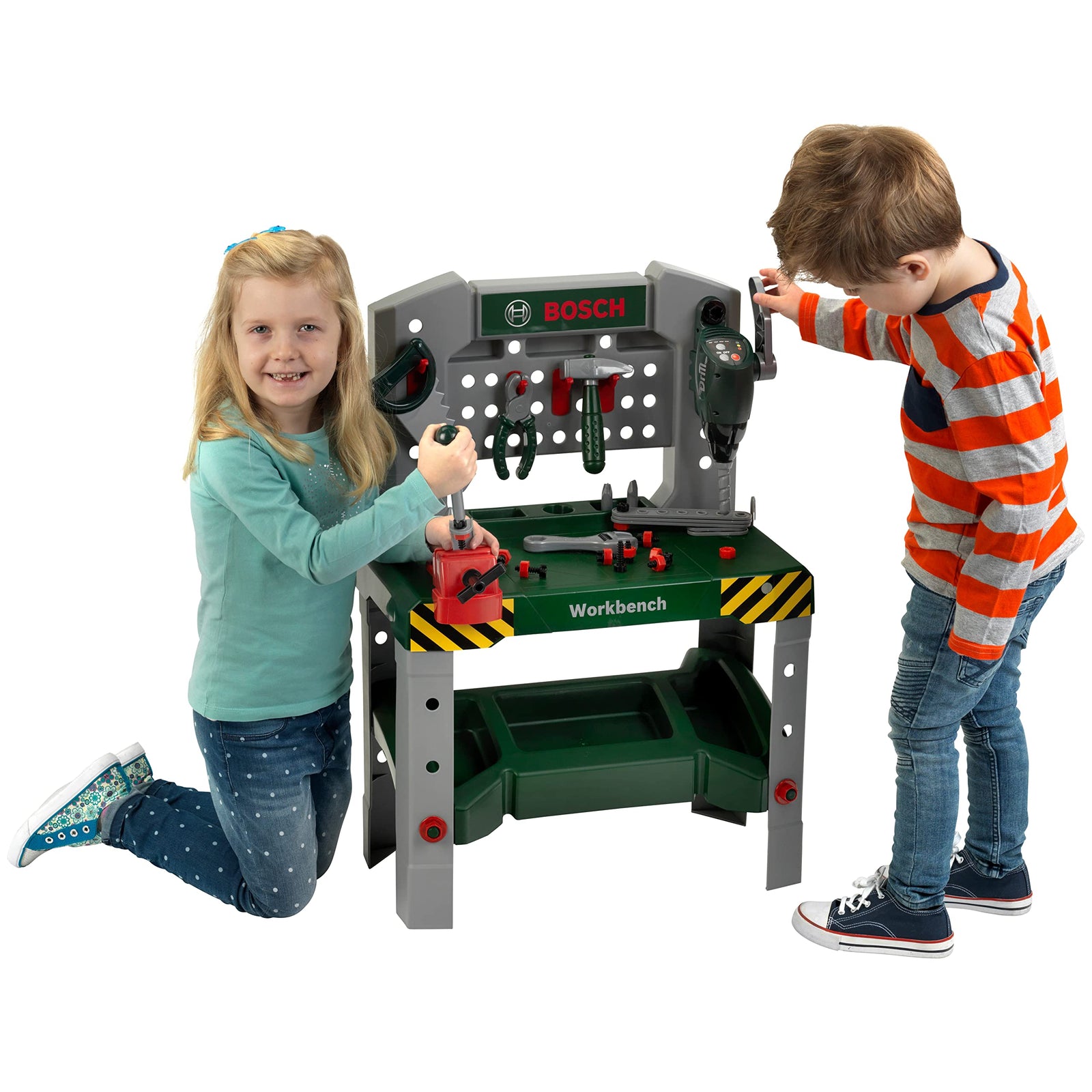  طاولة العمل من كلاين 8637 بتصميم بوش لعبة تعليمية رائعة تُحفّز الإبداع والتعلّم العملي للأطفال من عمر 3 سنوات فما فوق