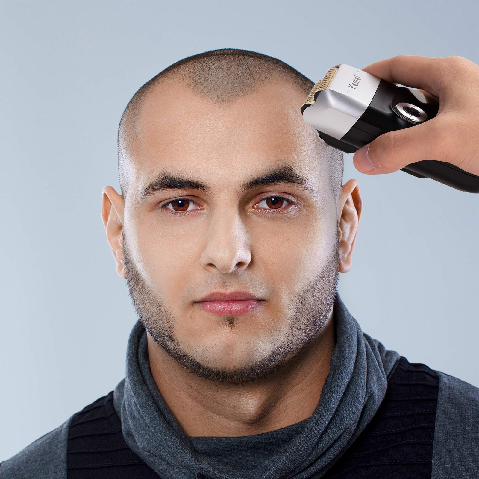 Kemei Foil Shavers for Men Electric Razor with Bald Trimming Cordless Electric Shavers with LED Display 2 in 1