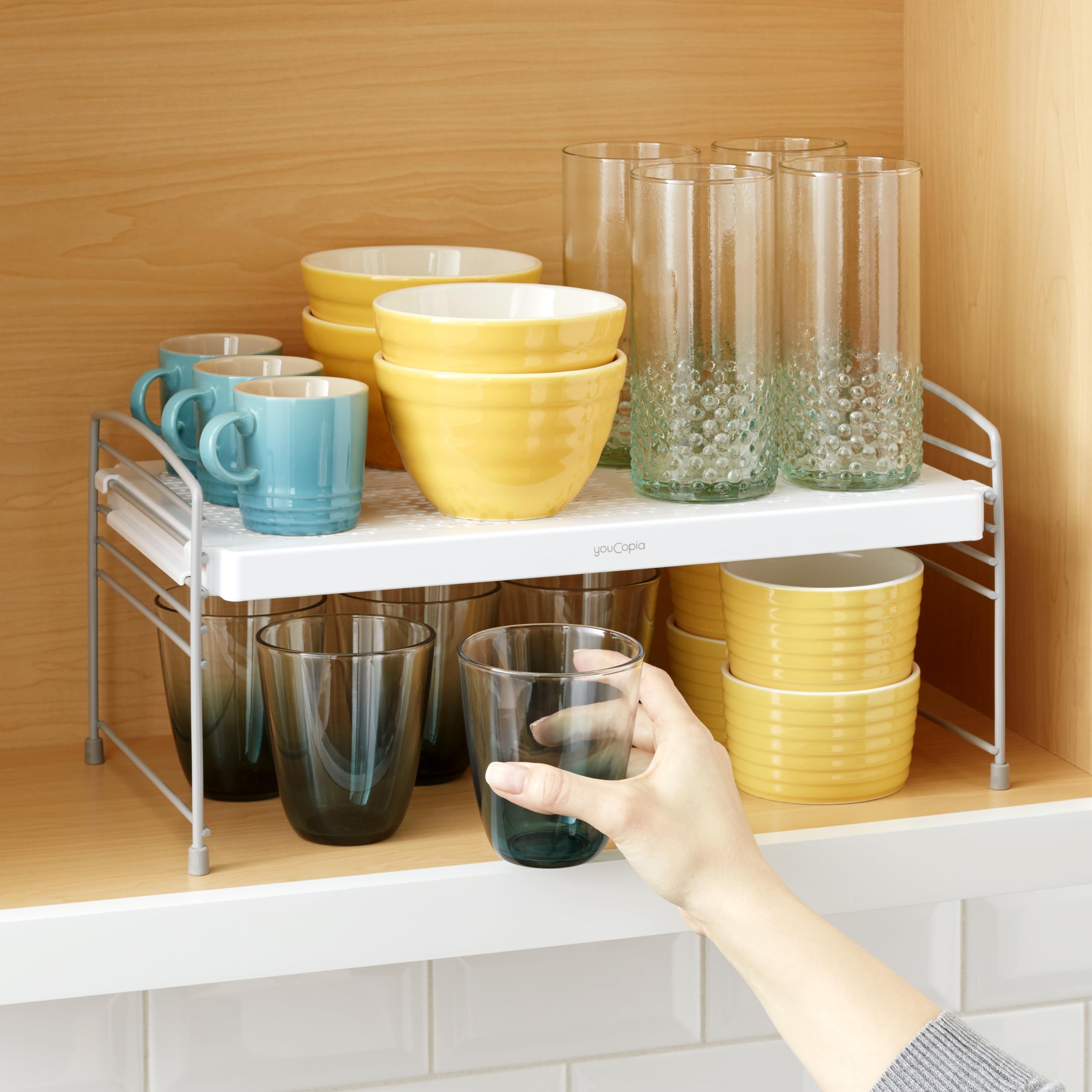 منظم رف قابل للتعديل من YouCopia للمطبخ – Safqqa Egypt