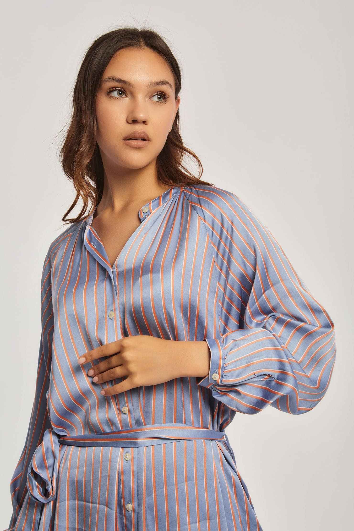 DALYDRESS womens Striped Shirt Dress 240-102-910-57 Dress - Safqqa Egypt
