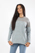 CARINA Women's Striped Regular Fit Pullover Sweater